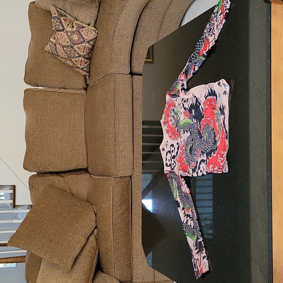 Vintage y2k sheer top tiger - Picture 7 of 10